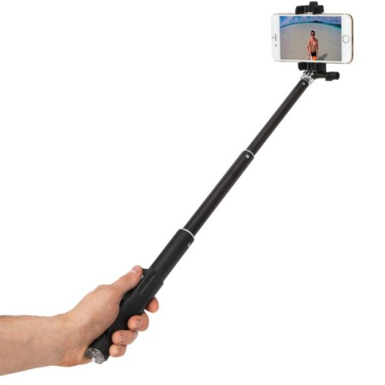 Quality Mobile Video SHOT-SN Bluetooth Selfie Stick with rechargable battery  QUALITY MOBILE VIDEO