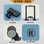 2025 Spring/Summer New Arrival: Large Capacity itluggage Oxford Cloth Soft 20mm Carry-on Travel Trolley Case