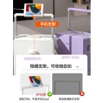 Branded luggage, travel case, aluminum frame, 2026 trolley case, 24-inch for women, men, and students, 26-inch durable combination lock, 28-inch leather suitcase.